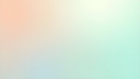 Smooth gradient colour peach, sailor Blue and  mint greenの素材