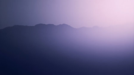gradient from deep indigo to soft lavender, horizontal grain textureの素材