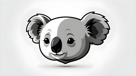 koala vector icon illustration design logo templateの素材