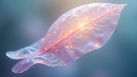 Fairy wing translucency, shimmering with pastel colors.の素材