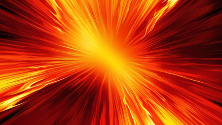 A fiery gradient transitioning from bright orange to dark maroon,の素材