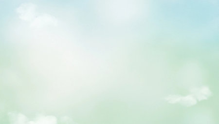 calming gradient of pale blue blending into soft mint green, like spring waterの素材