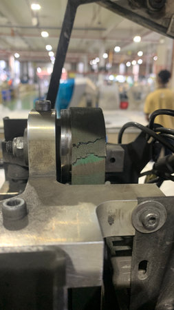 Close up machinery tools, selective focus