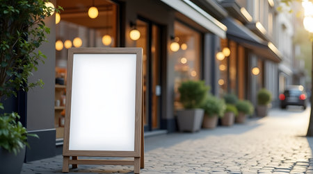 Customize this inviting sidewalk chalkboard sign for your business promotions easily today nowの素材