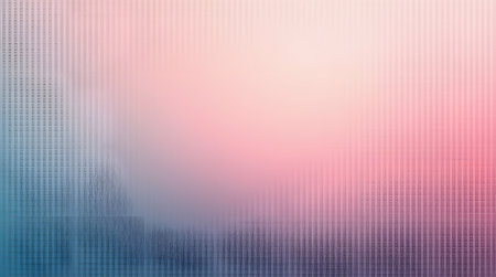 Elegant blue and pink gradient background with subtle vertical lines for modern design.の素材