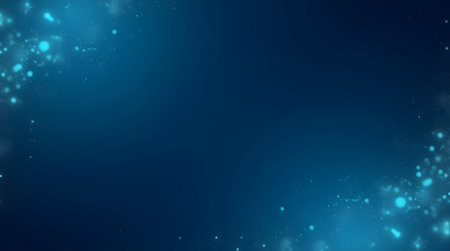 Elegant blue gradient background with glowing particles for modern technology backgroundの素材
