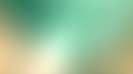 color gradient with emerald green, champagne gold, and ivory white, luxury metallic sheen, elegant minimal style, purpose for backgroundの素材