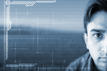 Technology Screen Backgroundの写真素材