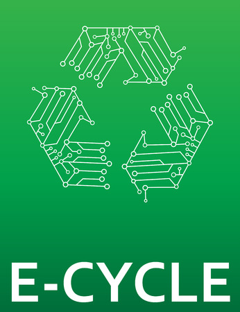 ECycle electronics recyclingの写真素材