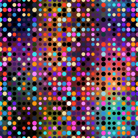 Colorful dots seamless patternのイラスト素材