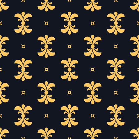 Golden decorative luxury seamless patternのイラスト素材