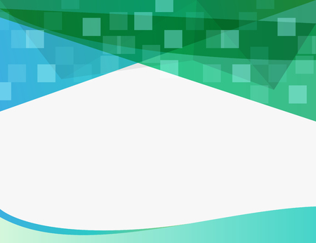 Abstract green geometric backgroundのイラスト素材