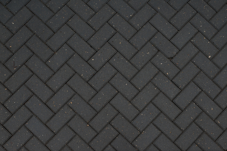 Texture of road tiles with herringbone patternの写真素材