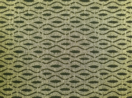 Close-up picture of the fabric on a retro chair.の写真素材