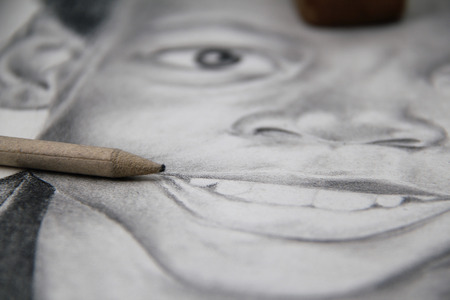 Sketch art drwing concept background.の写真素材