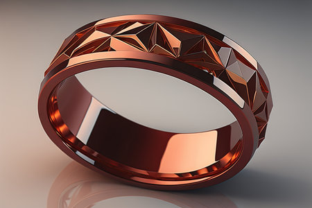 The beauty wedding ring. generative aiの素材