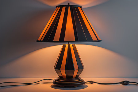 Lamp in the interior of the room. generative aiの素材