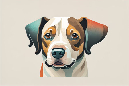 Cute and Adorable Vector illustration in flat style on solid color background. ai generativeの素材