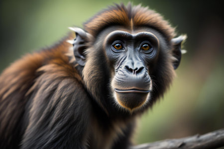 Portrait of a Western Lowland Gorilla. generative aiの素材