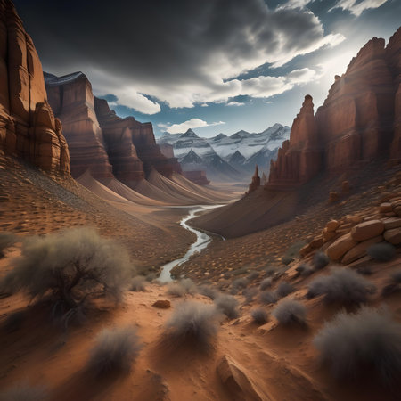 Fantastic landscape in Valley of Fire State Park. generative aiの素材