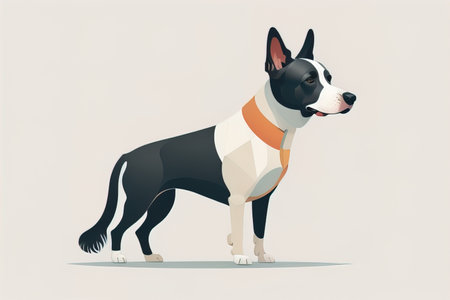 Cute and Adorable Vector illustration in flat style on solid color background. ai generativeの素材