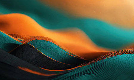 Silk fabric in the form of waves. tissue, textile, cloth, fabric, material, textureの素材