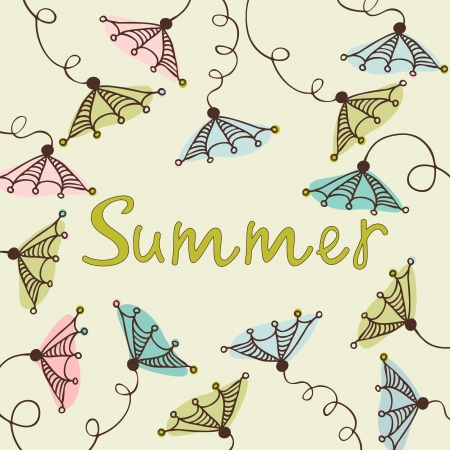 Flowers from the garden. Summer.のイラスト素材