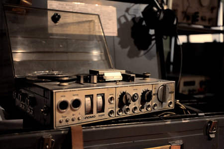 old tape recorderのeditorial素材
