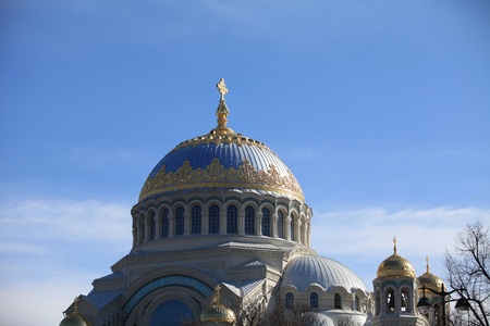 Fragment the Naval Cathedral of St. Nicholas Church, a monument to all the dead sailors ever....