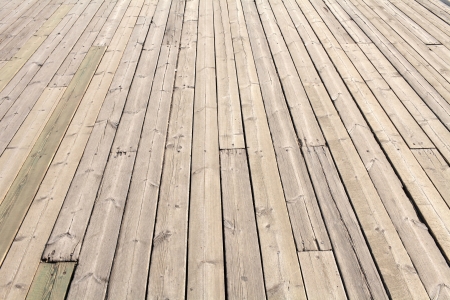 Old Wooden Planks on Boat Deck