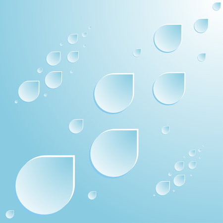 Drops from the sky. Abstractionのイラスト素材