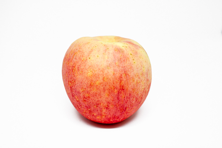 Apple fruit isolated on white background with clipping path.の写真素材