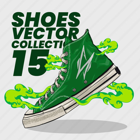 Shoes Vector Design Collectionのイラスト素材