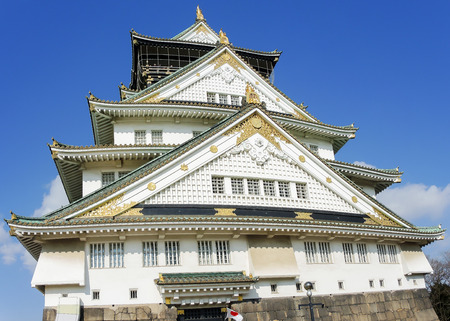 Osaka Castle Japanのeditorial素材