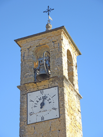 Church clock towerの写真素材