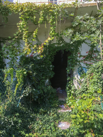Albino (Bergamo), the abandoned village of the employees of the textile manufacture Honeggerのeditorial素材