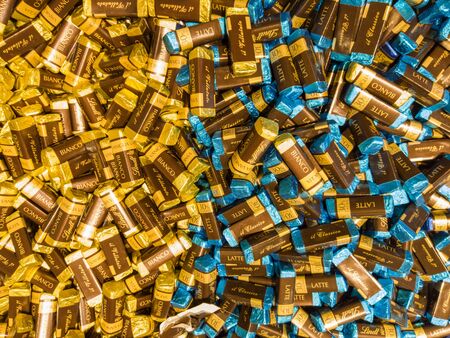 Mix of chocolate candies Lindt Lindorのeditorial素材