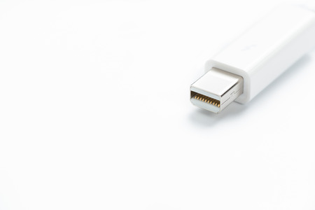 hunderbolt port on white backgroundの写真素材