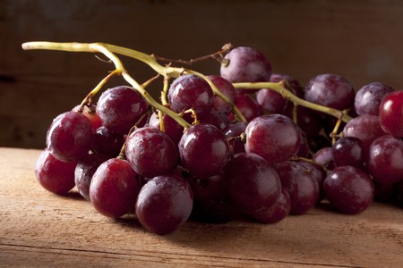 Bunch of Red Grapesの写真素材
