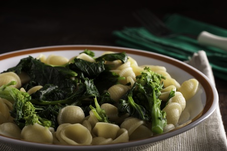 Orecchiette with Cime di Rapaの写真素材