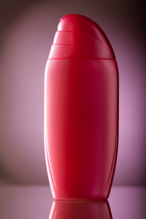 Pink Shower Gel Bottleの写真素材