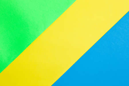 Abstract Colored Shapes Made with Cardboard Sheetsの写真素材