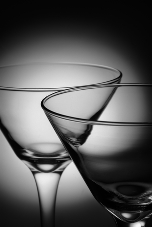 close up at martini glassesの写真素材