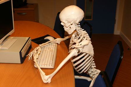 A keyworker working long hours