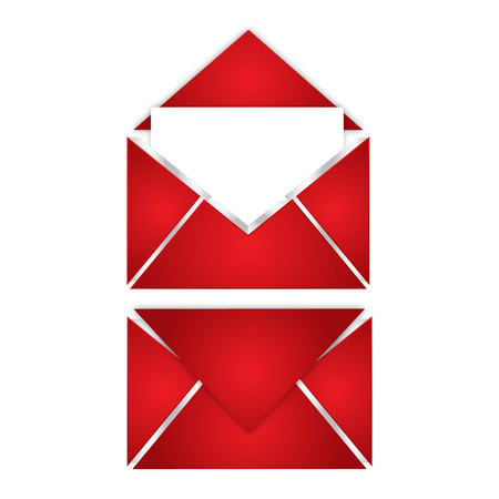 mail 3d iconのイラスト素材