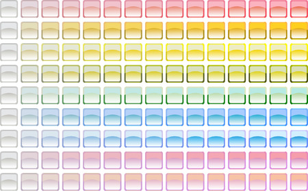background of many rainbow icons squares buttonsのイラスト素材