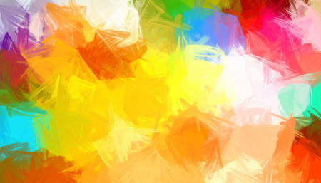 abstract background featuring bold and colorful brushstrokes with a painterly textureの素材