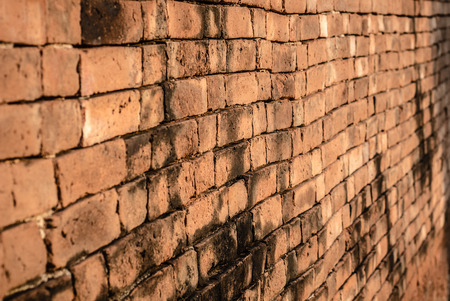Brick wall close-upの写真素材