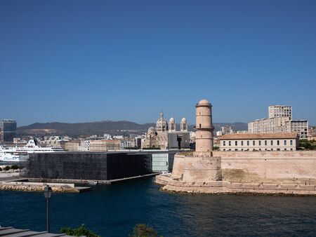 Mucem museum in Marseille, Franceのeditorial素材