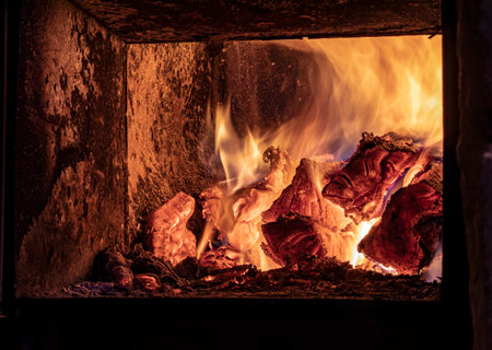 Fire under controlの写真素材